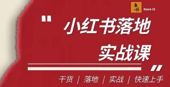 南悟·小红书医疗流量落地实战课，干货/落地/实战/快速上手_网络创业-网赚项目-副业赚钱-信息差项目-互联网创业-资源整合-创业资讯-最新网赚课程金铲子项目