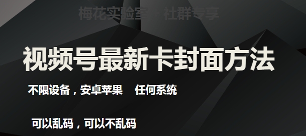 梅花实验室社群最新卡封面玩法3.0，不限设备，安卓苹果任何系统_网络创业-网赚项目-副业赚钱-信息差项目-互联网创业-资源整合-创业资讯-最新网赚课程金铲子项目