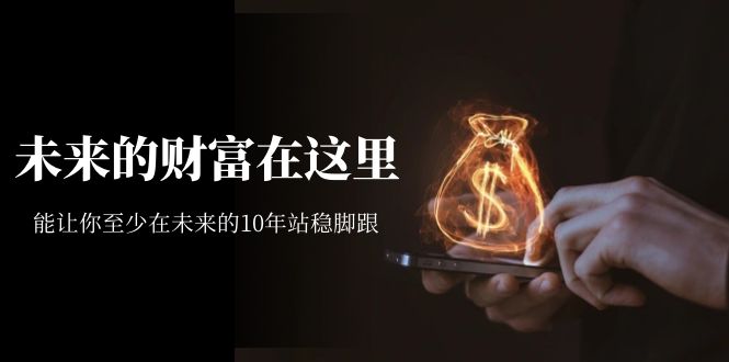 （7164期）某收费文章《未来的财富在这里》能让你至少在未来的10年站稳脚跟_网络创业-网赚项目-副业赚钱-信息差项目-互联网创业-资源整合-创业资讯-最新网赚课程金铲子项目