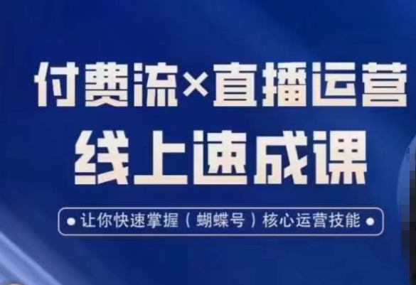 视频号付费流实操课程，付费流✖️直播运营速成课，让你快速掌握视频号核心运营技能_网络创业-网赚项目-副业赚钱-信息差项目-互联网创业-资源整合-创业资讯-最新网赚课程金铲子项目