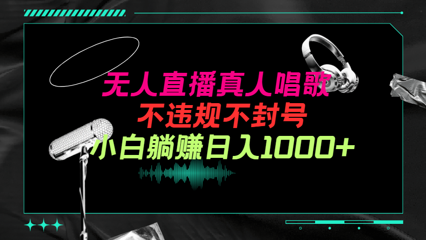 (9622期）抖音24小时无人直播音乐，不违规，不封号纯撸音浪，小白实操当天日入1000+_网络创业-网赚项目-副业赚钱-信息差项目-互联网创业-资源整合-创业资讯-最新网赚课程金铲子项目