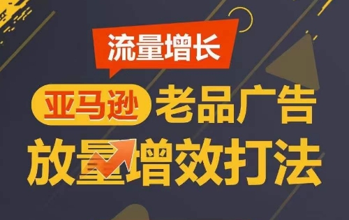 流量增长 亚马逊老品广告放量增效打法，短期内广告销量翻倍_网络创业-网赚项目-副业赚钱-信息差项目-互联网创业-资源整合-创业资讯-最新网赚课程金铲子项目