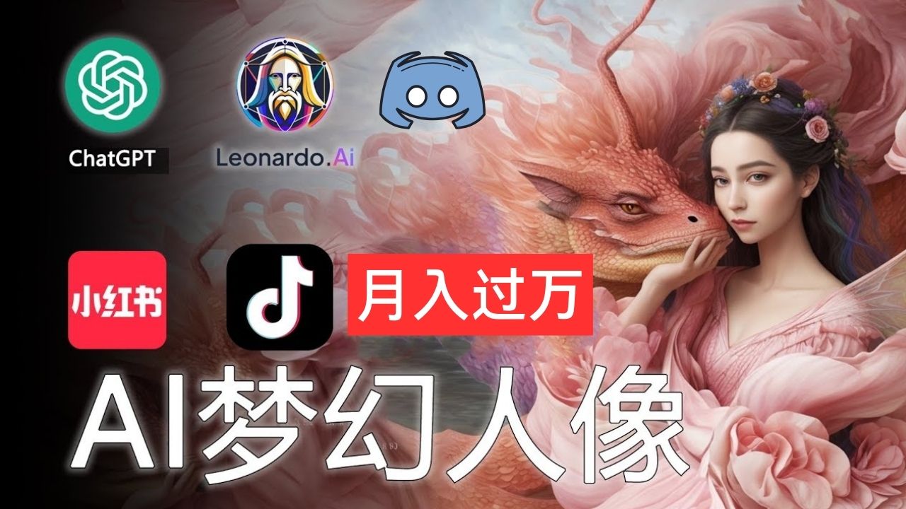 （11575期）AI摄影梦幻人像：零基础也能月入过万的秘密_网络创业-网赚项目-副业赚钱-信息差项目-互联网创业-资源整合-创业资讯-最新网赚课程金铲子项目