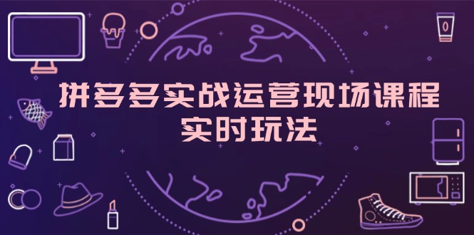 （11759期）拼多多实战运营现场课程，实时玩法，爆款打造，选品、规则解析_网络创业-网赚项目-副业赚钱-信息差项目-互联网创业-资源整合-创业资讯-最新网赚课程金铲子项目