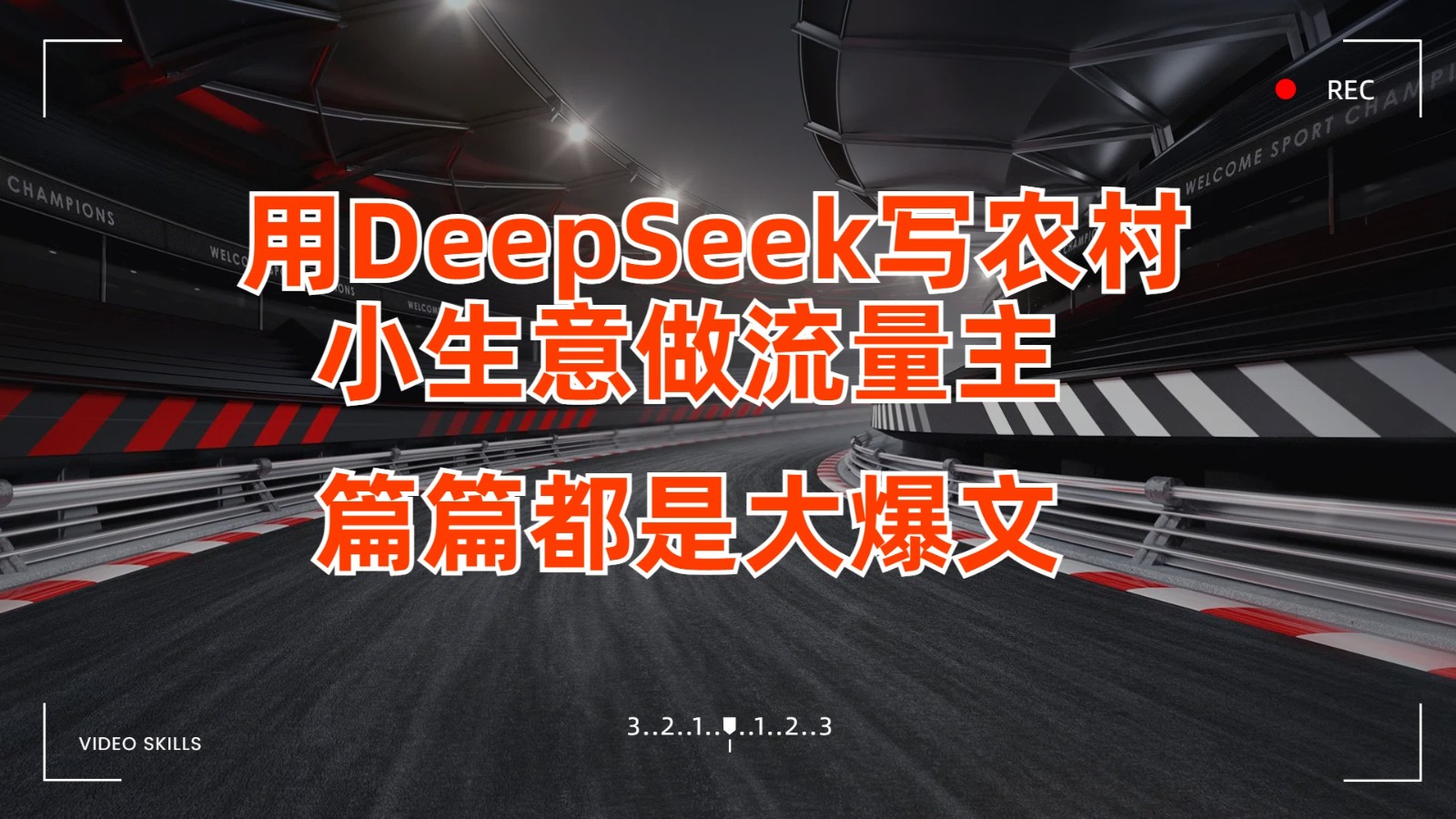 用DeepSeek写农村小生意做流量主，篇篇都是大爆文_免费分享网络创业,副业,信息差项目的老牌资源整合平台！金铲子项目