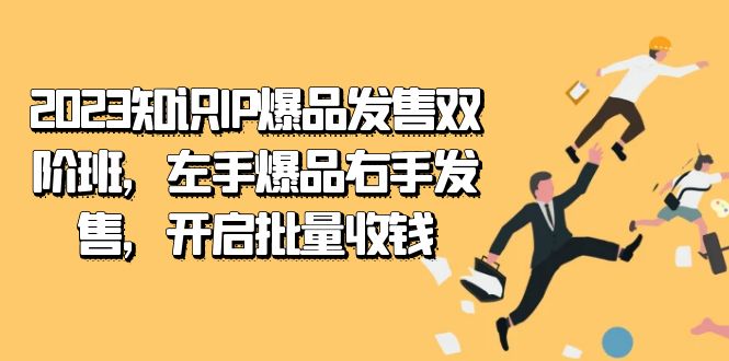 2023知识IP-爆品发售双阶班，左手爆品右手发售，开启批量收钱_免费分享网络创业,副业,信息差项目的老牌资源整合平台！金铲子项目