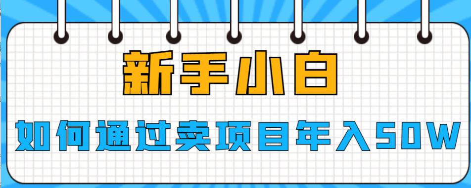 新手小白如何通过卖项目50W【揭秘】_免费分享网络创业,副业,信息差项目的老牌资源整合平台！金铲子项目