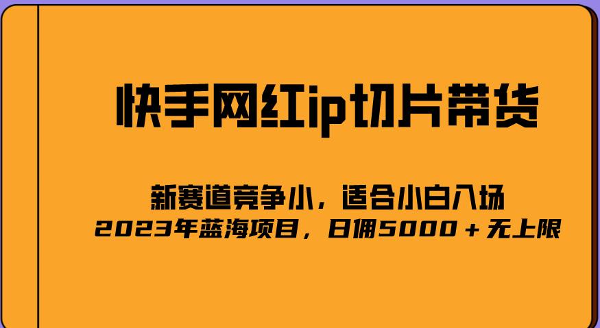 2023爆火的快手网红IP切片，号称日佣5000的蓝海项目，二驴的独家授权_免费分享网络创业,副业,信息差项目的老牌资源整合平台！金铲子项目