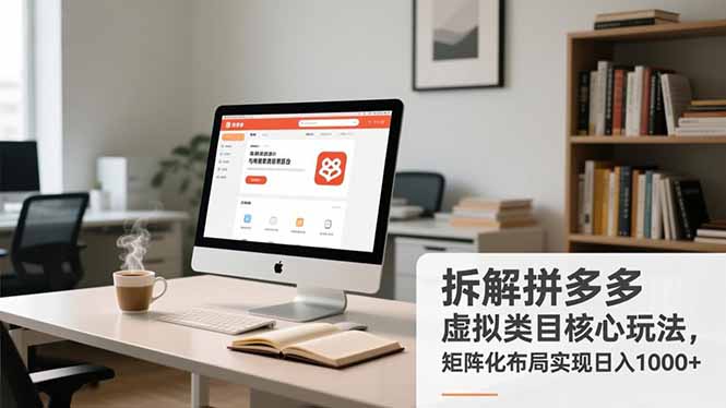 （16906期）拆解拼多多虚拟类目核心玩法，矩阵化布局实现_免费分享网络创业,副业,信息差项目的老牌资源整合平台！金铲子项目