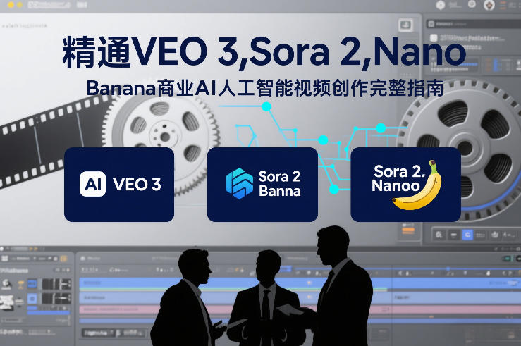 精通VEO 3，Sora 2，Nano Banana商业AI人工智能视频创作完整指南_免费分享网络创业,副业,信息差项目的老牌资源整合平台！金铲子项目