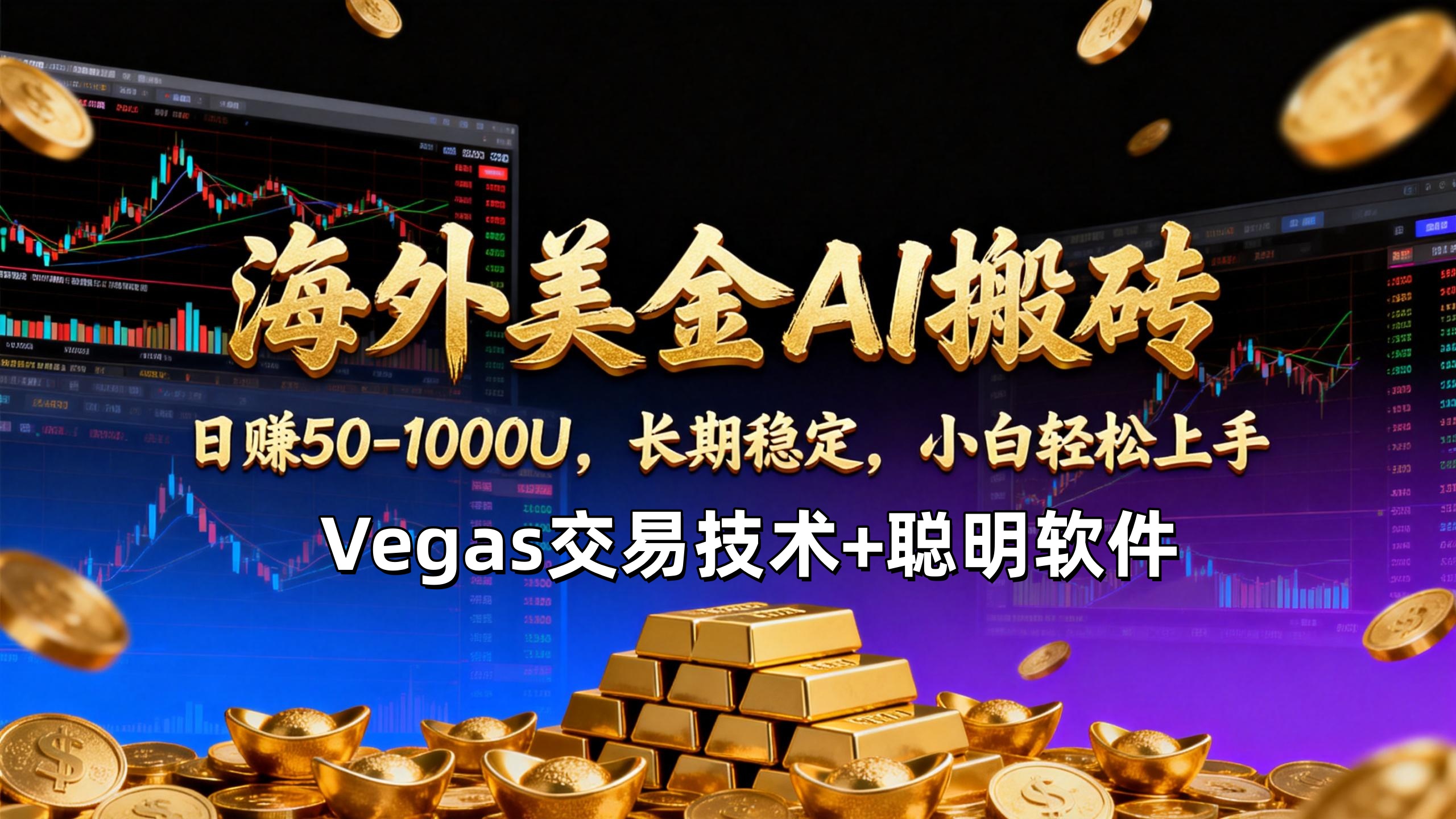 （17143期）【海外美金AI搬砖】Vegas交易技术聪明软件，-1000U，长期稳定，小白上手。_免费分享网络创业,副业,信息差项目的老牌资源整合平台！金铲子项目