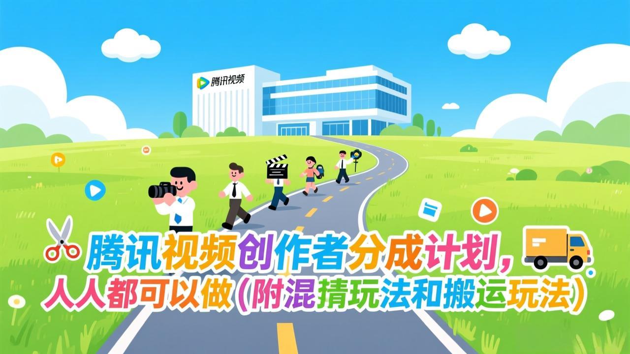 （17137期）腾讯视频创作者分成计划，人人都可以做（附混剪玩法和搬运玩法）_免费分享网络创业,副业,信息差项目的老牌资源整合平台！金铲子项目