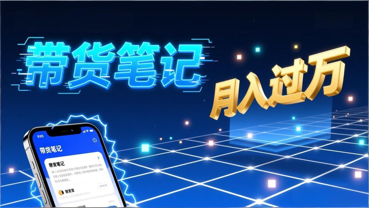 （17229期）小红书爆款笔记带货实战：拆解封面标题正文全要素，手把手教你单篇笔记带货月入过万_免费分享网络创业,副业,信息差项目的老牌资源整合平台！金铲子项目