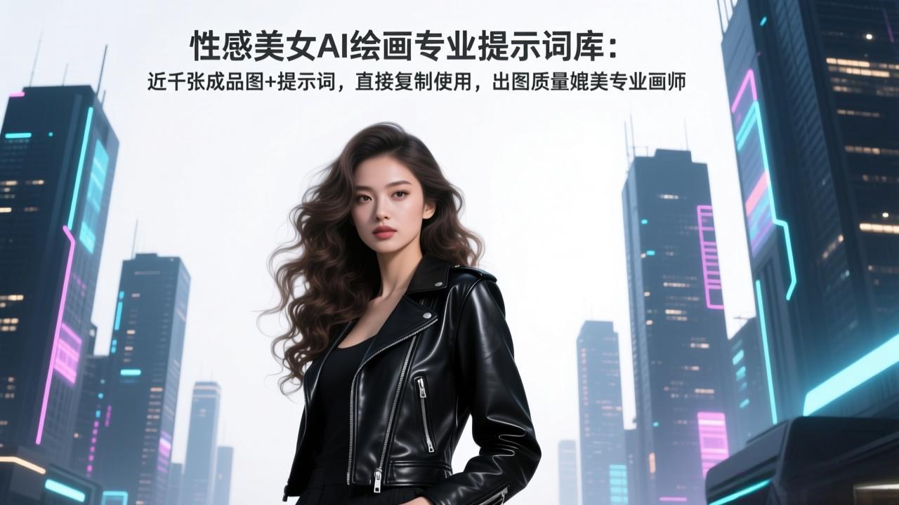 （17262期）性感美女AI绘画专业提示词库：近千张成品图+提示词，直接复制使用，出图质量媲美专业画师_免费分享网络创业,副业,信息差项目的老牌资源整合平台！金铲子项目