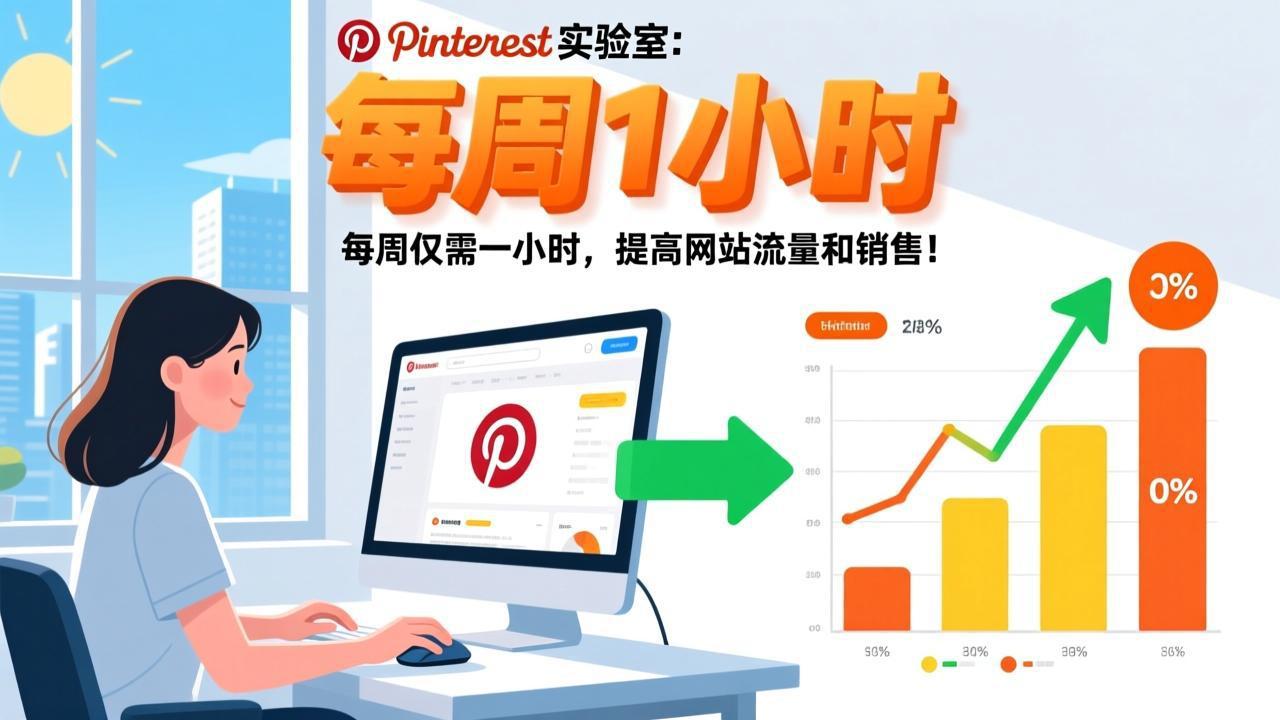（17505期）Pinterest实验室：每周仅需一小时，提高网站流量和销售_免费分享网络创业,副业,信息差项目的老牌资源整合平台！金铲子项目