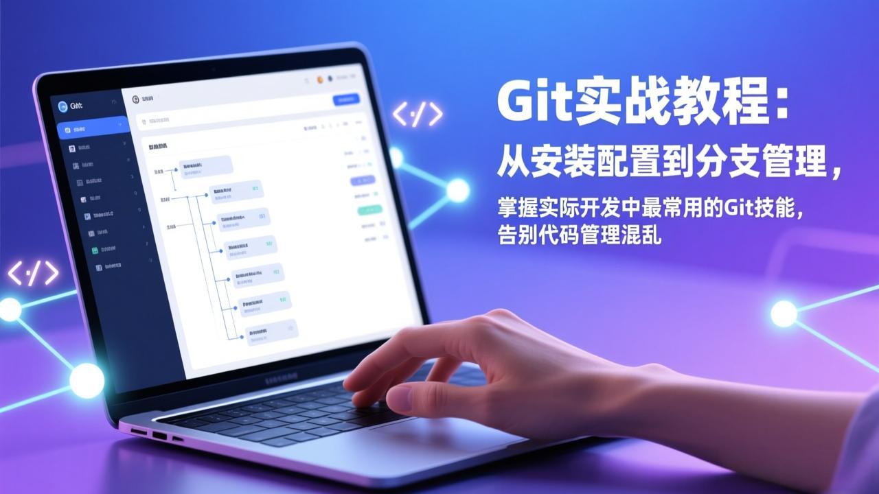 （17513期）Git实战教程：从安装配置到分支管理，掌握实际开发中最常用的Git技能，告别代码管理混乱_免费分享网络创业,副业,信息差项目的老牌资源整合平台！金铲子项目