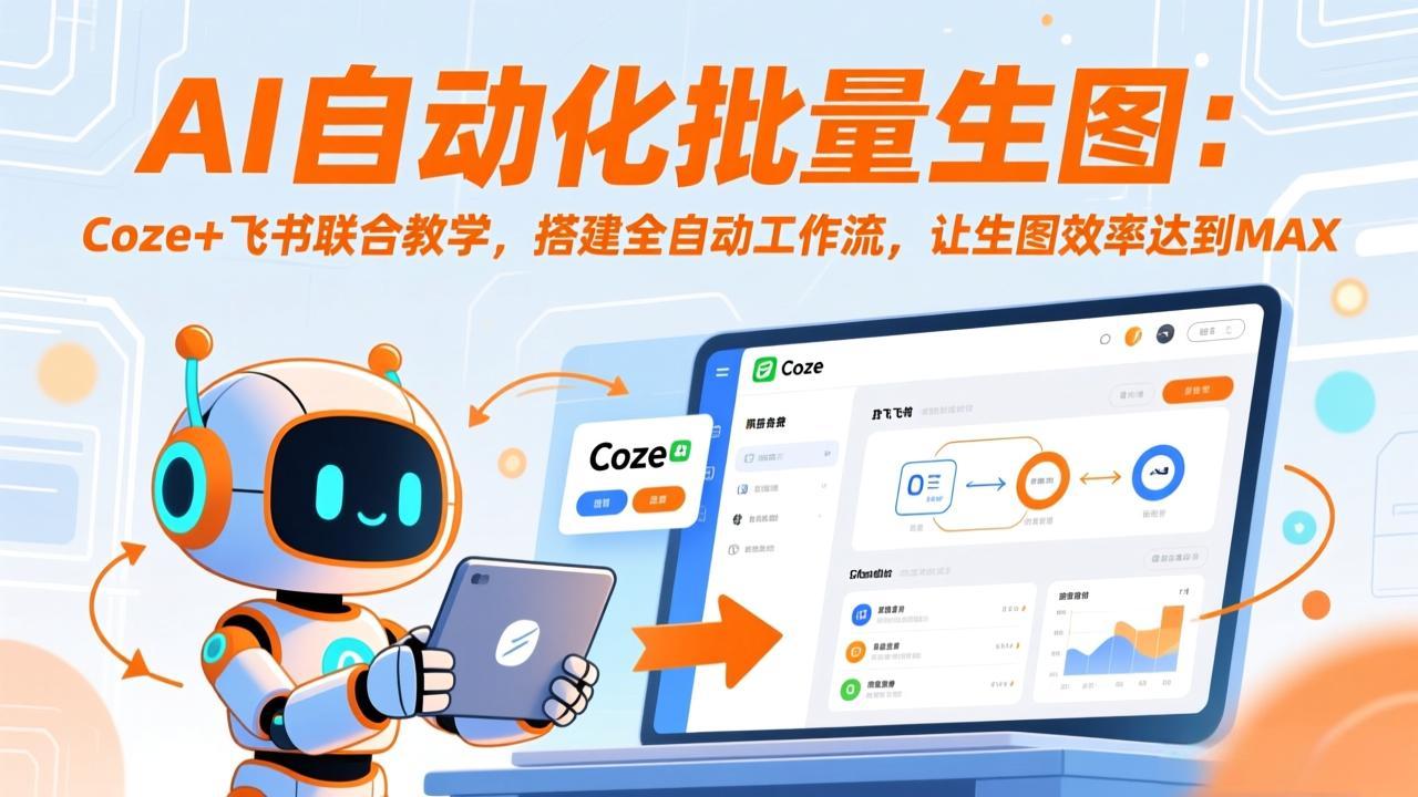 （17575期）AI自动化批量生图：Coze+飞书联合教学，搭建全自动工作流，让生图效率达到MAX_免费分享网络创业,副业,信息差项目的老牌资源整合平台！金铲子项目