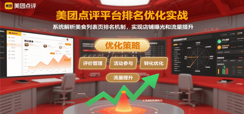 美团点评平台排名优化实战,系统解析美食列表页排名机制,实现店铺曝光和流量提升_免费分享网络创业,副业,信息差项目的老牌资源整合平台!金铲子项目