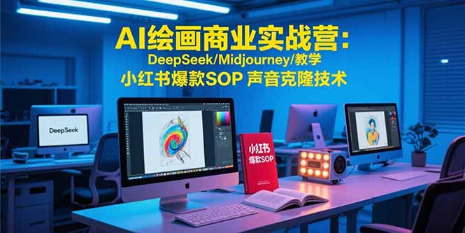 (15480期)AI绘画商业实战营:DeepSeek/Midjourney/教学小红书爆款SOP声音克隆技术_免费分享网络创业,副业,信息差项目的老牌资源整合平台!金铲子项目