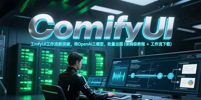 ComfyUI工作流新突破,用OpenAI三模型,批量出图(保姆级教程工作流下载)_免费分享网络创业,副业,信息差项目的老牌资源整合平台!金铲子项目