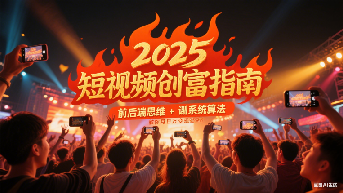 2025短视频创富指南,前后端思维系统算法,教你路径_免费分享网络创业,副业,信息差项目的老牌资源整合平台!金铲子项目
