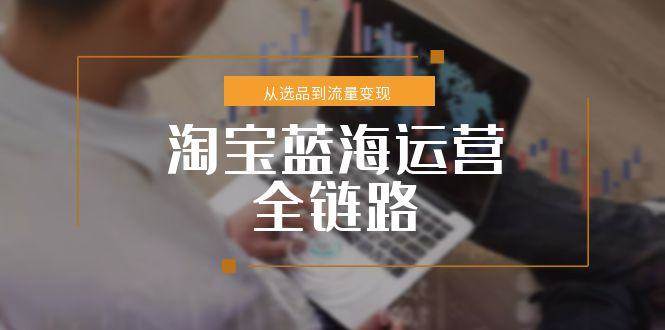 淘宝蓝海运营全链路,从选品到流量,小类目突围完整方案_免费分享网络创业,副业,信息差项目的老牌资源整合平台!金铲子项目