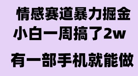 情感暴力掘金项目,新人操作一周挣了,长期稳定小白可做_免费分享网络创业,副业,信息差项目的老牌资源整合平台!金铲子项目