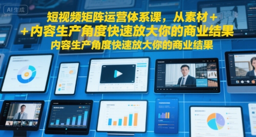 千万粉丝抖音账号幕后操盘手教你如何做抖音,掘金短视频自建流量池_免费分享网络创业,副业,信息差项目的老牌资源整合平台!金铲子项目