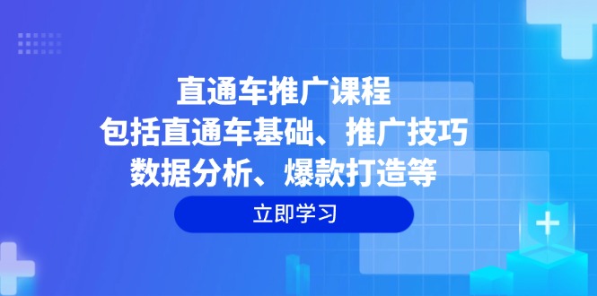 (14001期)直通车推广课程:包括直通车基础、推广技巧、数据分析、爆款打造等_免费分享网络创业,副业,信息差项目的老牌资源整合平台!金铲子项目