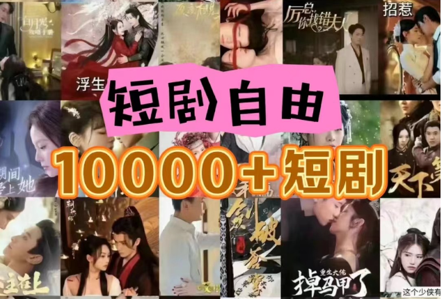 打造完全属于自己的个人短剧库，实现网盘拉新与私域的完美融合_免费分享网络创业,副业,信息差项目的老牌资源整合平台！金铲子项目