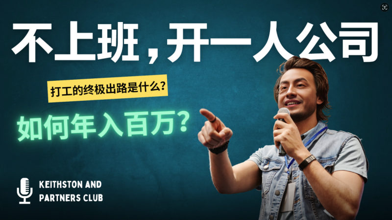 (12647期)不上班,开一人公司,如何百万?_免费分享网络创业,副业,信息差项目的老牌资源整合平台!金铲子项目