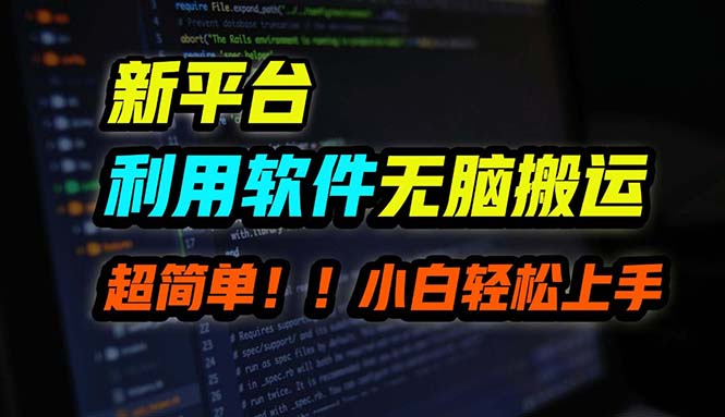 (12203期)B站平台用软件无脑搬运,0,小白也能上手_免费分享网络创业,副业,信息差项目的老牌资源整合平台!金铲子项目