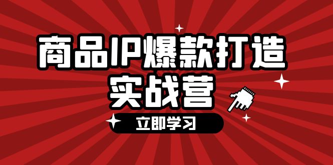 (12136期)商品-IP爆款打造实战营【第四期】,手把手教你打造商品IP,爆款不断_免费分享网络创业,副业,信息差项目的老牌资源整合平台!金铲子项目