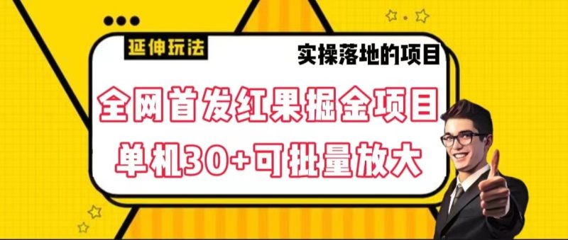 全网首发红果掘金项目,简单操作单机可批量放大_免费分享网络创业,副业,信息差项目的老牌资源整合平台!金铲子项目
