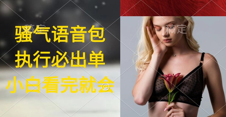 (9589期)执行就出单,0,超火骚气语音包,小白看完课程就能马上实操_免费分享网络创业,副业,信息差项目的老牌资源整合平台!金铲子项目