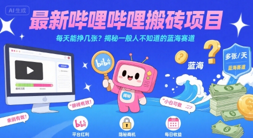 刷广告赚取最新玩法零门槛、小白首选副业【揭秘】_免费分享网络创业,副业,信息差项目的老牌资源整合平台!金铲子项目