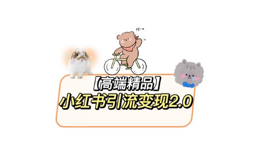 小红书最新引流教程,全网最新最详细的视频教程以及素材_免费分享网络创业,副业,信息差项目的老牌资源整合平台!金铲子项目