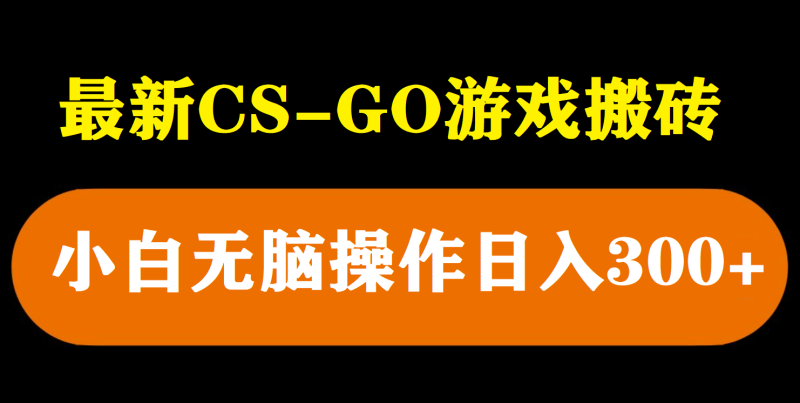 (5760期)最新csgo游戏搬砖游戏,无需挂机小白无脑也能_免费分享网络创业,副业,信息差项目的老牌资源整合平台!金铲子项目