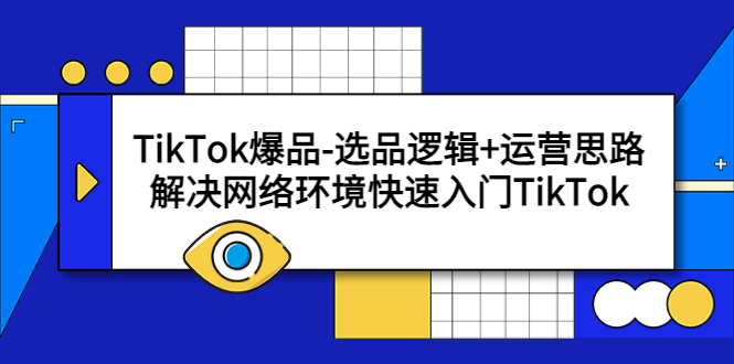 (5657期)TikTok爆品-选品逻辑运营思路:解决网络环境快速入门TikTok_免费分享网络创业,副业,信息差项目的老牌资源整合平台!金铲子项目