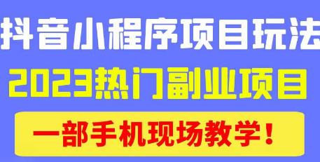 抖音小程序9.0新技巧,2023热门副业项目,动动手指_免费分享网络创业,副业,信息差项目的老牌资源整合平台!金铲子项目