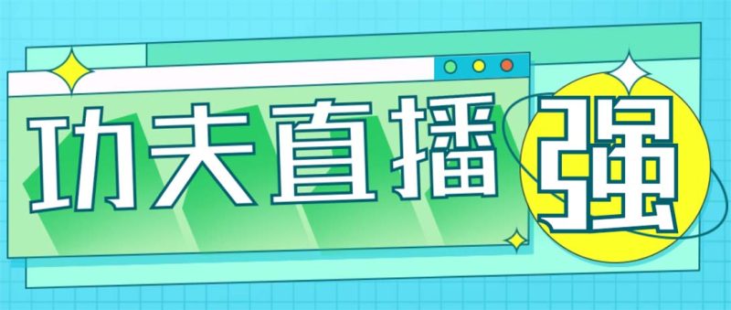 (4944期)外面收费998的功夫直播脚本,让你直播变得和呼吸一样简单(永久脚本教程)_免费分享网络创业,副业,信息差项目的老牌资源整合平台!金铲子项目