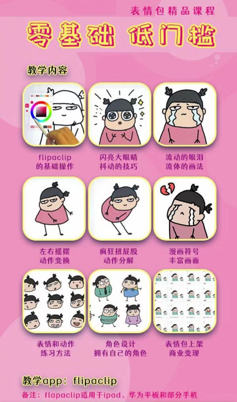图片[2]_免费分享网络创业,副业,信息差项目的老牌资源整合平台！零基础低门槛学习表情包制作教程-flipaclip制作支持设备手机安卓平板ipad_免费分享网络创业,副业,信息差项目的老牌资源整合平台！金铲子项目