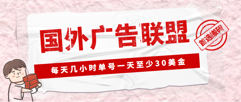 (4662期)外面收费1980最新国外LEAD广告联盟搬砖项目,单号一天至少30美金(详细教程)_免费分享网络创业,副业,信息差项目的老牌资源整合平台!金铲子项目