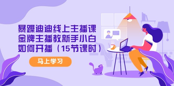 (4203期)暴躁迪迪线上主播课,金牌主播教新手小白如何开播(15节课时)_免费分享网络创业,副业,信息差项目的老牌资源整合平台!金铲子项目