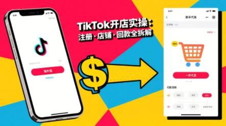 TikTok从开店到投流的进阶课,从基础实操到高阶技巧一网打尽_免费分享网络创业,副业,信息差项目的老牌资源整合平台!金铲子项目