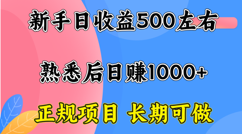 (15978期)一台电脑,前期-500,熟练后左右_免费分享网络创业,副业,信息差项目的老牌资源整合平台!金铲子项目