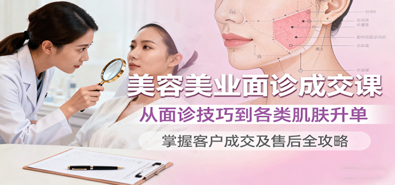 美容美业面诊成交课,从面诊技巧到各类肌肤升单,掌握客户成交及售后全攻略_免费分享网络创业,副业,信息差项目的老牌资源整合平台!金铲子项目