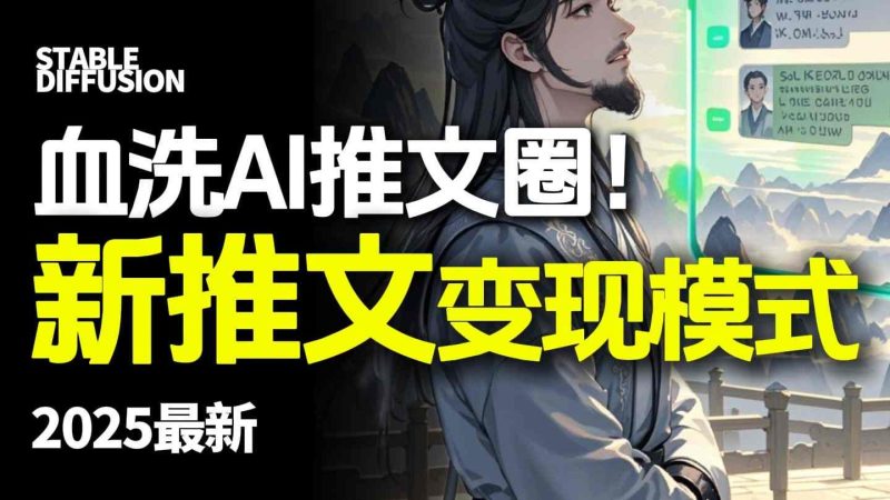 最新AI动态电影漫画小说推文,全流程实操教学,小白也能_免费分享网络创业,副业,信息差项目的老牌资源整合平台!金铲子项目