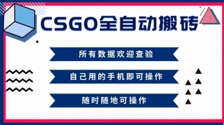 CSGO全自动搬砖,年底钱回家好项目,可拿到结果,新手小白_免费分享网络创业,副业,信息差项目的老牌资源整合平台!金铲子项目