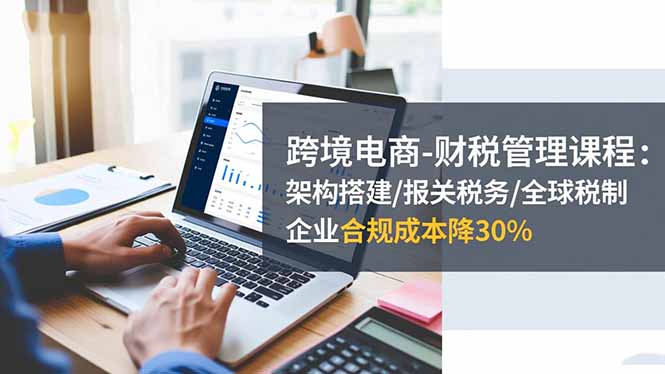 (16509期)跨境电商-财税管理课程:架构搭建/报关税务/全球税制,企业合规成本降30%_免费分享网络创业,副业,信息差项目的老牌资源整合平台!金铲子项目